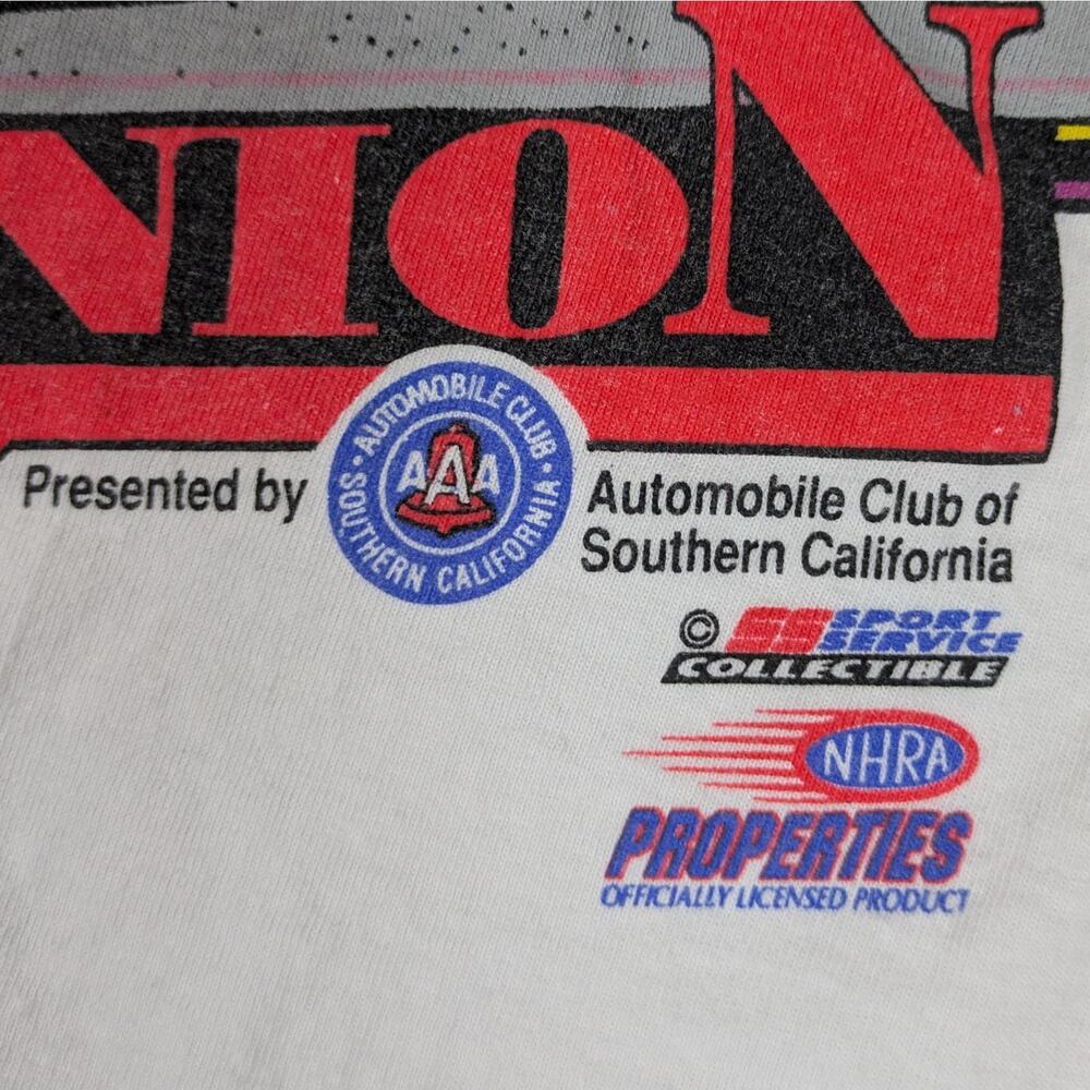 Vintage 1996 90s Mens Drag Racing L T-Shirt 5th NHRA Hot Rod Reunion Fomosa CA - Picture 10 of 10